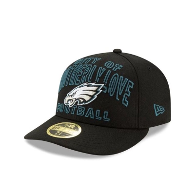 Sapca New Era Philadelphia Eagles NFL NFL Draft Alternate Low Profile 59FIFTY Fitted - Negrii